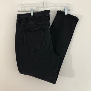 a.n.a. Jegging Black Denim Jeans . 33/16P